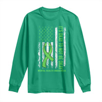 Mental Health Awarenes Long Sleeve Shirt It's Okay To Not Be Okay