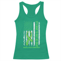 Mental Health Awarenes Racerback Tank Top It's Okay To Not Be Okay