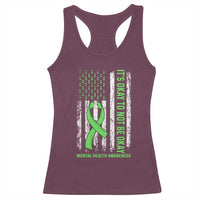 Mental Health Awarenes Racerback Tank Top It's Okay To Not Be Okay