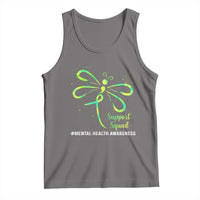 Mental Health Awarenes Tank Top Support Squad Green Ribbon