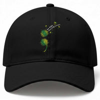 Mental Health Awarenes Baseball Cap Semicolon Dandelion You Matter