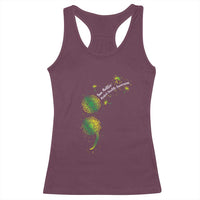 Mental Health Awarenes Racerback Tank Top Semicolon Dandelion You Matter