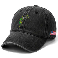 Mental Health Awarenes Washed Cotton Baseball Cap Semicolon Dandelion You Matter