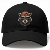 Cool Dad Baseball Cap Raccoon Daddy Father's Day Gift