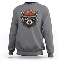 Cool Dad Sweatshirt Raccoon Daddy Father's Day Gift