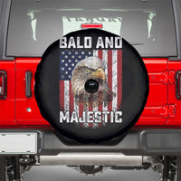Bald and Majestic Bald Eagle 4th of July Spare Tire Cover Funny Dad Husband Grandpa Joke
