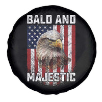 Bald and Majestic Bald Eagle 4th of July Spare Tire Cover Funny Dad Husband Grandpa Joke