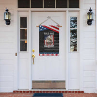 Bald and Majestic Bald Eagle 4th of July Patriotic Garden Flag Funny Dad Husband Grandpa Joke
