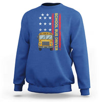 Patriotic School Bus Driver USA American Flag Sweatshirt