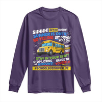Funny School Bus Driver Life Long Sleeve Shirt Back to School Teacher Kids