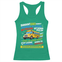 Funny School Bus Driver Life Racerback Tank Top Back to School Teacher Kids