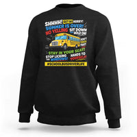 Funny School Bus Driver Life Sweatshirt Back to School Teacher Kids