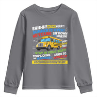 Funny School Bus Driver Life Youth Sweatshirt Back to School Teacher Kids