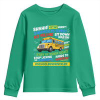 Funny School Bus Driver Life Youth Sweatshirt Back to School Teacher Kids