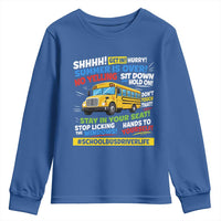 Funny School Bus Driver Life Youth Sweatshirt Back to School Teacher Kids