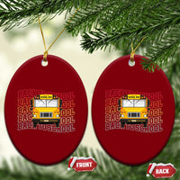 School Bus Driver Life Back to School Teacher Kids Ceramic Ornament