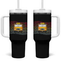 School Bus Driver Life Back to School Teacher Kids Tumbler With Handle