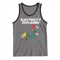 Funny Electricity Tank Top Ohm's Law Electricity Explained - Wonder Print Shop