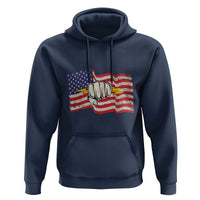 Electrician American Flag Hoodie Patriotic Electrical Worker - Wonder Print Shop