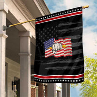 Electrician American Flag Garden Flag Patriotic Electrical Worker