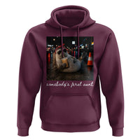 Somebody's Feral Aunt Hoodie Funny Neil The Seal Meme