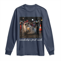 Somebody's Feral Aunt Long Sleeve Shirt Funny Neil The Seal Meme