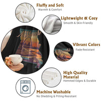 Retro Gateway Arch St Louis Missouri Map Outline Throw Blanket