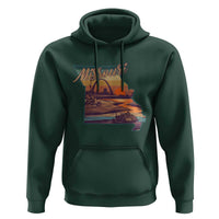 Retro Gateway Arch St Louis Missouri Map Outline Hoodie