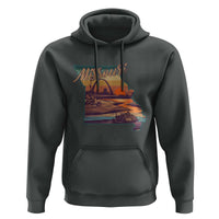 Retro Gateway Arch St Louis Missouri Map Outline Hoodie