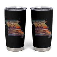 Retro Gateway Arch St Louis Missouri Map Outline Tumbler Cup