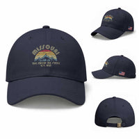 Retro Missouri The Show Me State USA America Souvenir Gift Baseball Cap The Show Me State USA America Souvenir