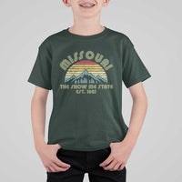 Retro Missouri The Show Me State USA America Souvenir Gift T Shirt For Kid The Show Me State USA America Souvenir