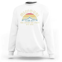 Retro Missouri The Show Me State USA America Souvenir Gift Sweatshirt The Show Me State USA America Souvenir