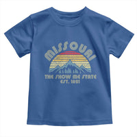 Retro Missouri The Show Me State USA America Souvenir Gift Toddler T Shirt The Show Me State USA America Souvenir