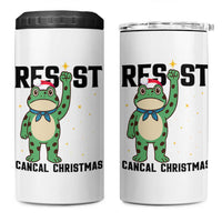 Resist Frog 4 in 1 Can Cooler Tumbler Funny Portland Protest ICE Activist Meme - Wonder Print Shop