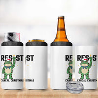 Resist Frog 4 in 1 Can Cooler Tumbler Funny Portland Protest ICE Activist Meme - Wonder Print Shop