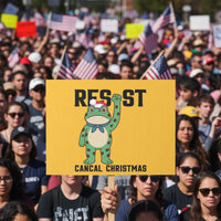 Resist Frog Protest Sign Funny Portland Protest ICE Activist Meme - Wonder Print Shop