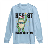 Resist Frog Long Sleeve Shirt Funny Portland Protest ICE Activist Meme - Wonder Print Shop