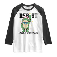 Resist Frog Raglan Shirt Funny Portland Protest ICE Activist Meme - Wonder Print Shop