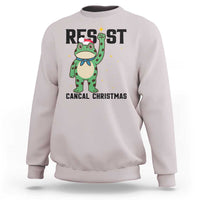 Resist Frog Sweatshirt Funny Portland Protest ICE Activist Meme - Wonder Print Shop