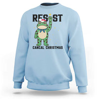 Resist Frog Sweatshirt Funny Portland Protest ICE Activist Meme - Wonder Print Shop