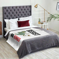 Resist Frog Throw Blanket No Kings In America Political 2025 - Wonder Print Shop