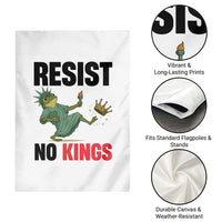 Resist Frog Garden Flag No Kings In America Political 2025 - Wonder Print Shop