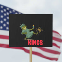 Resist Frog Protest Sign No Kings In America Political 2025 - Wonder Print Shop