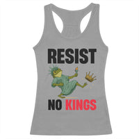 Resist Frog Racerback Tank Top No Kings In America Political 2025 - Wonder Print Shop