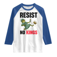 Resist Frog Raglan Shirt No Kings In America Political 2025 - Wonder Print Shop