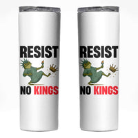 Resist Frog Skinny Tumbler No Kings In America Political 2025 - Wonder Print Shop