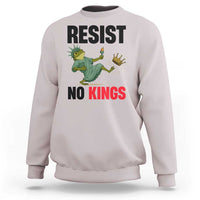 Resist Frog Sweatshirt No Kings In America Political 2025 - Wonder Print Shop