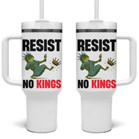 Resist Frog Tumbler With Handle No Kings In America Political 2025 - Wonder Print Shop