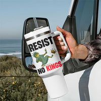 Resist Frog Tumbler With Handle No Kings In America Political 2025 - Wonder Print Shop